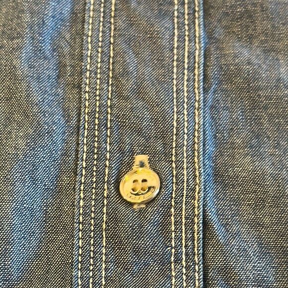 BURBERRY BRIT Women's Denim Button Down Shirt Size S - Picture 3 of 7